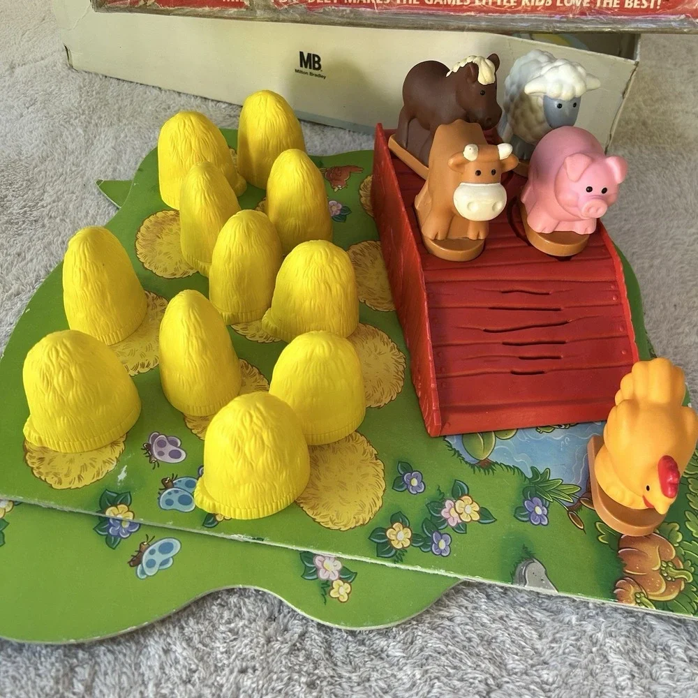 1996 Milton Bradley Farm Families Electronic Match Game WORKS 🐷Complete!